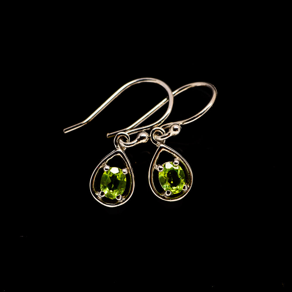 Peridot Earrings handcrafted by Anasilvercos - EARR405208