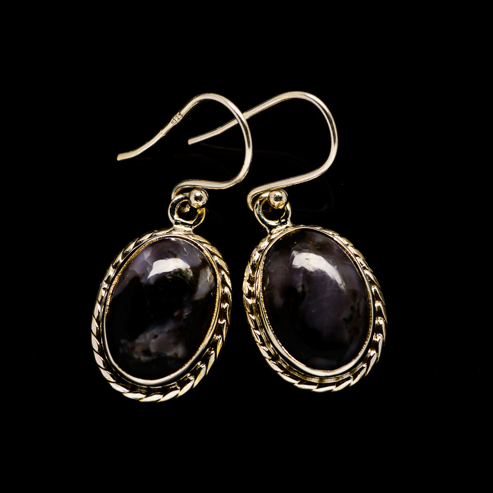 Indigo Gabbro Earrings handcrafted by Anasilvercos - EARR405435