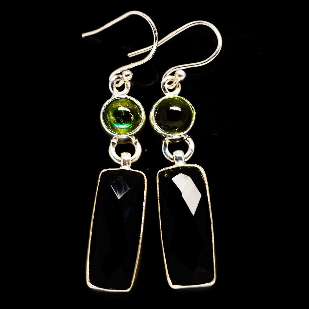 Black Onxy Earrings handcrafted by Anasilvercos - EARR405593