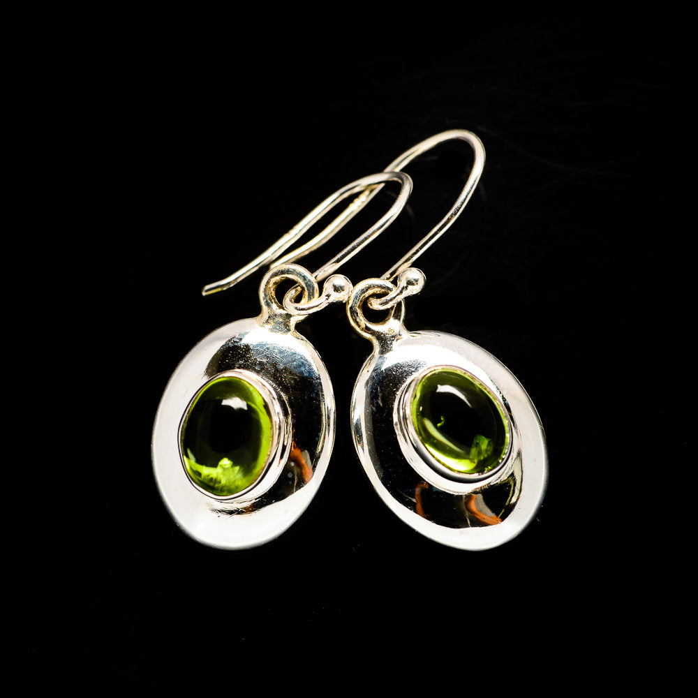 Peridot Earrings handcrafted by Anasilvercos - EARR405678