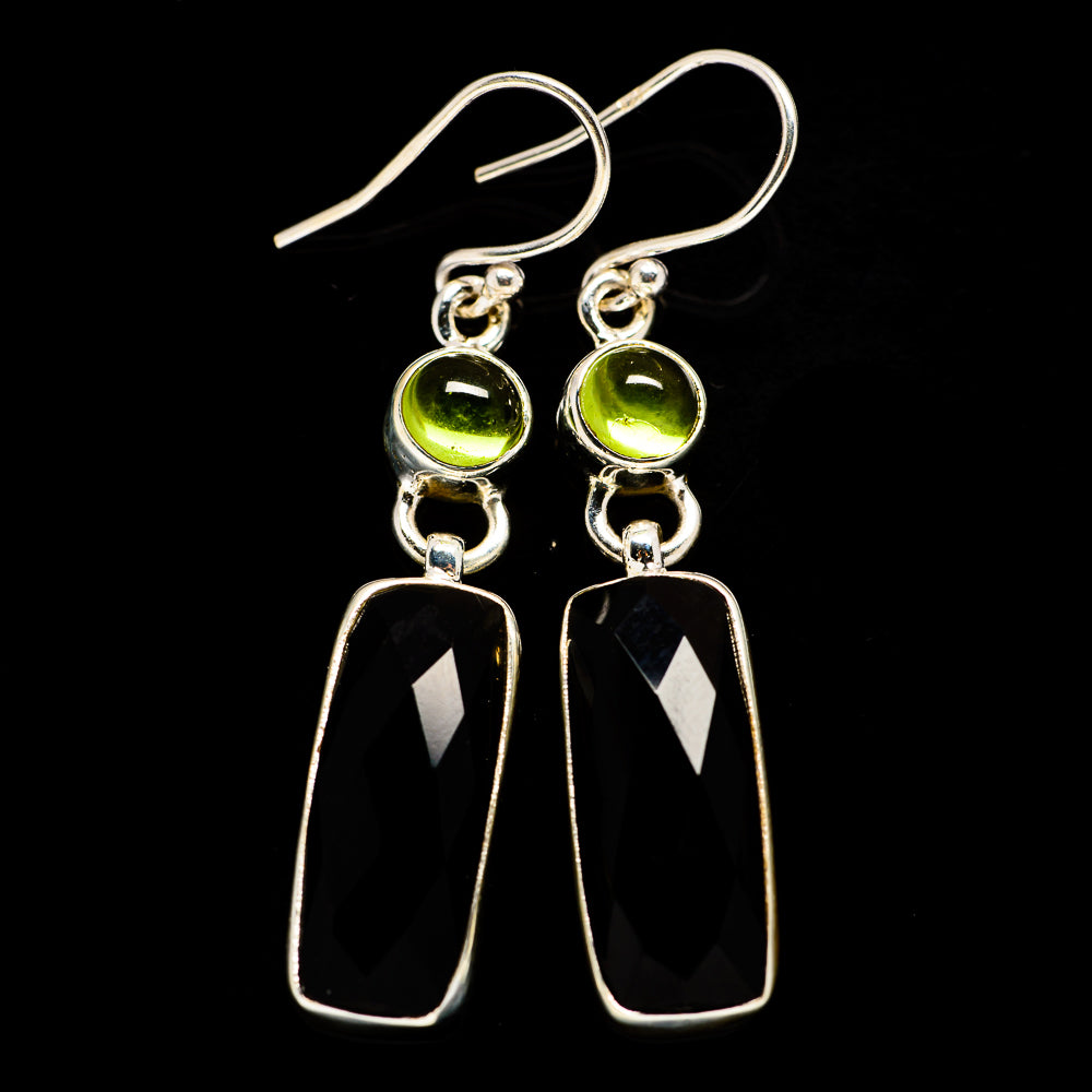 Black Onyx Earrings handcrafted by Anasilvercos - EARR405685