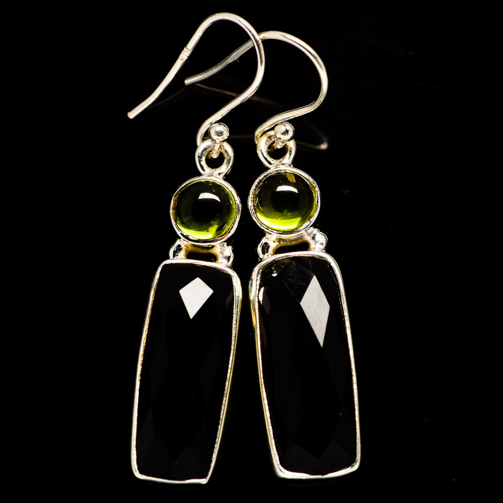 Black Onyx Earrings handcrafted by Anasilvercos - EARR405858