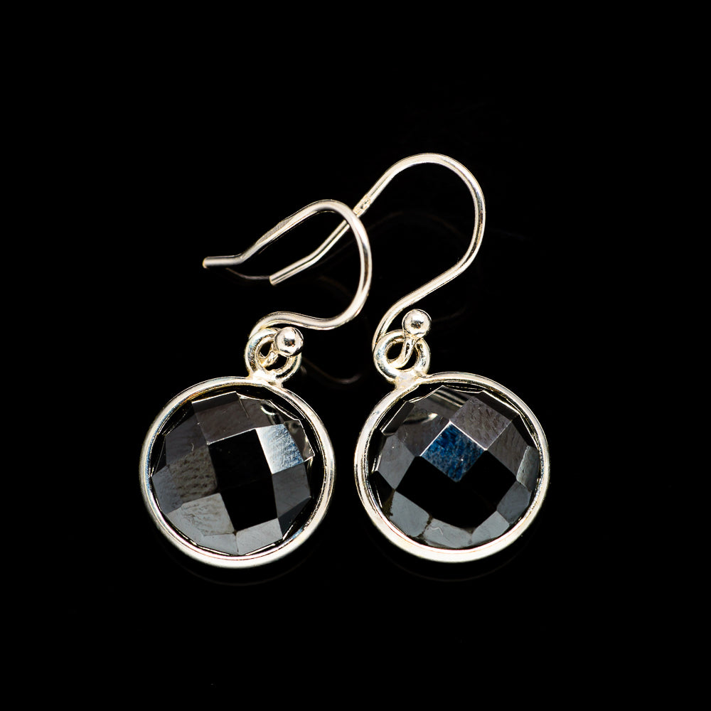 Black Onyx Earrings handcrafted by Anasilvercos - EARR406025