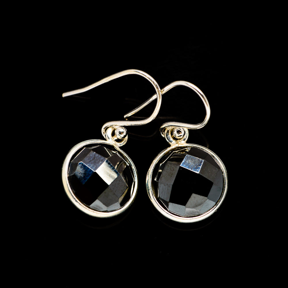 Black Onyx Earrings handcrafted by Anasilvercos - EARR406089