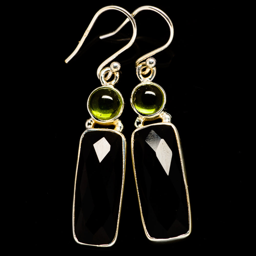 Black Onyx Earrings handcrafted by Anasilvercos - EARR406157
