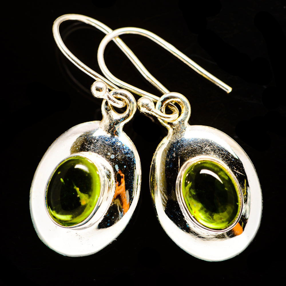 Peridot Earrings handcrafted by Anasilvercos - EARR406195