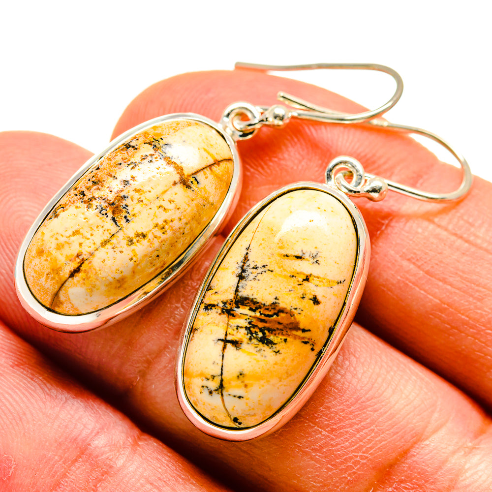 Picture Jasper Earrings handcrafted by Anasilvercos - EARR408183
