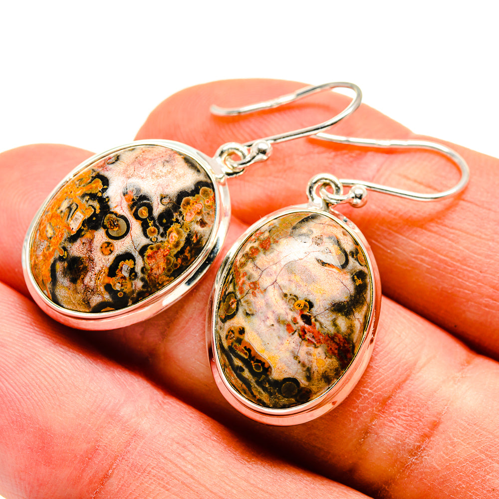 Poppy Jasper Earrings handcrafted by Anasilvercos - EARR408802