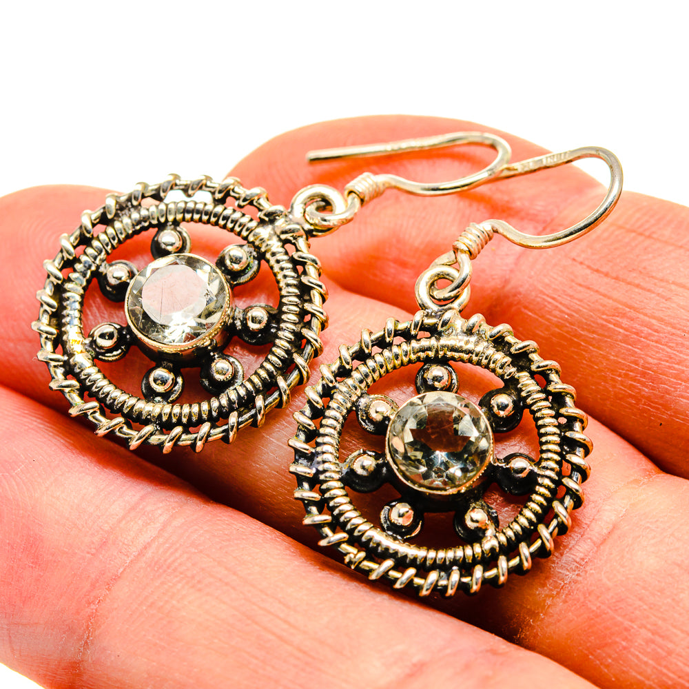 Blue Topaz Earrings handcrafted by Anasilvercos - EARR408809