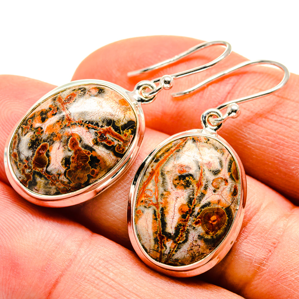 Poppy Jasper Earrings handcrafted by Anasilvercos - EARR408983