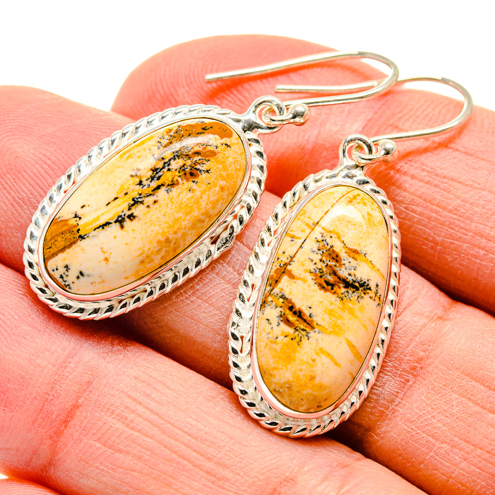 Picture Jasper Earrings handcrafted by Anasilvercos - EARR409014