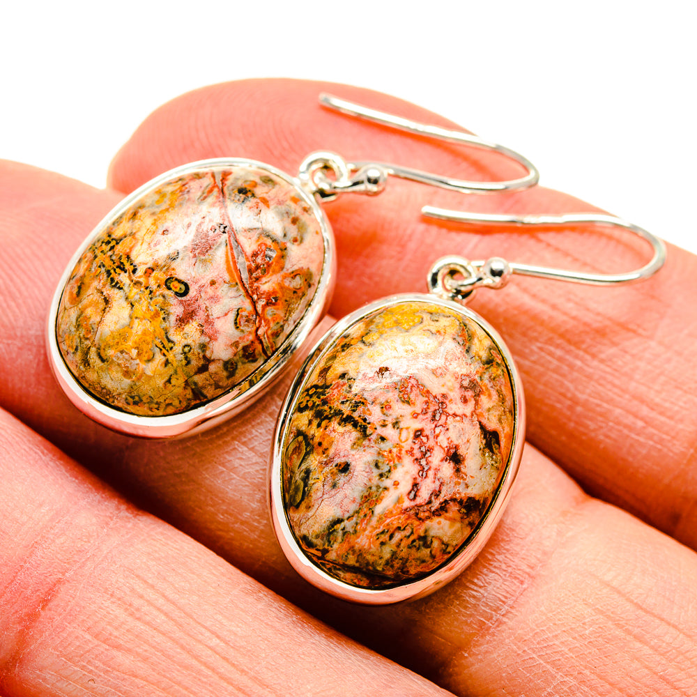 Poppy Jasper Earrings handcrafted by Anasilvercos - EARR409027
