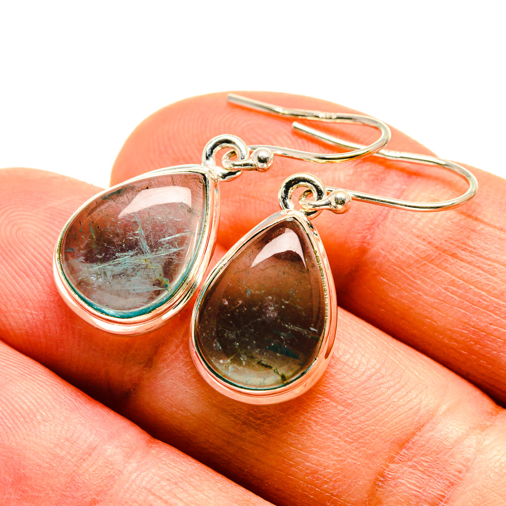 Green Fluorite Earrings handcrafted by Anasilvercos - EARR409174