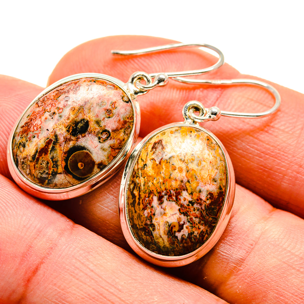 Poppy Jasper Earrings handcrafted by Anasilvercos - EARR409284