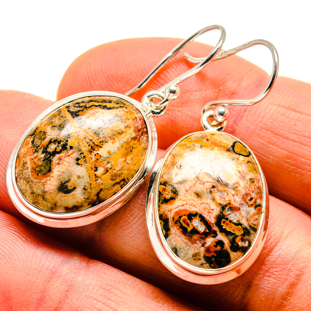 Poppy Jasper Earrings handcrafted by Anasilvercos - EARR409354