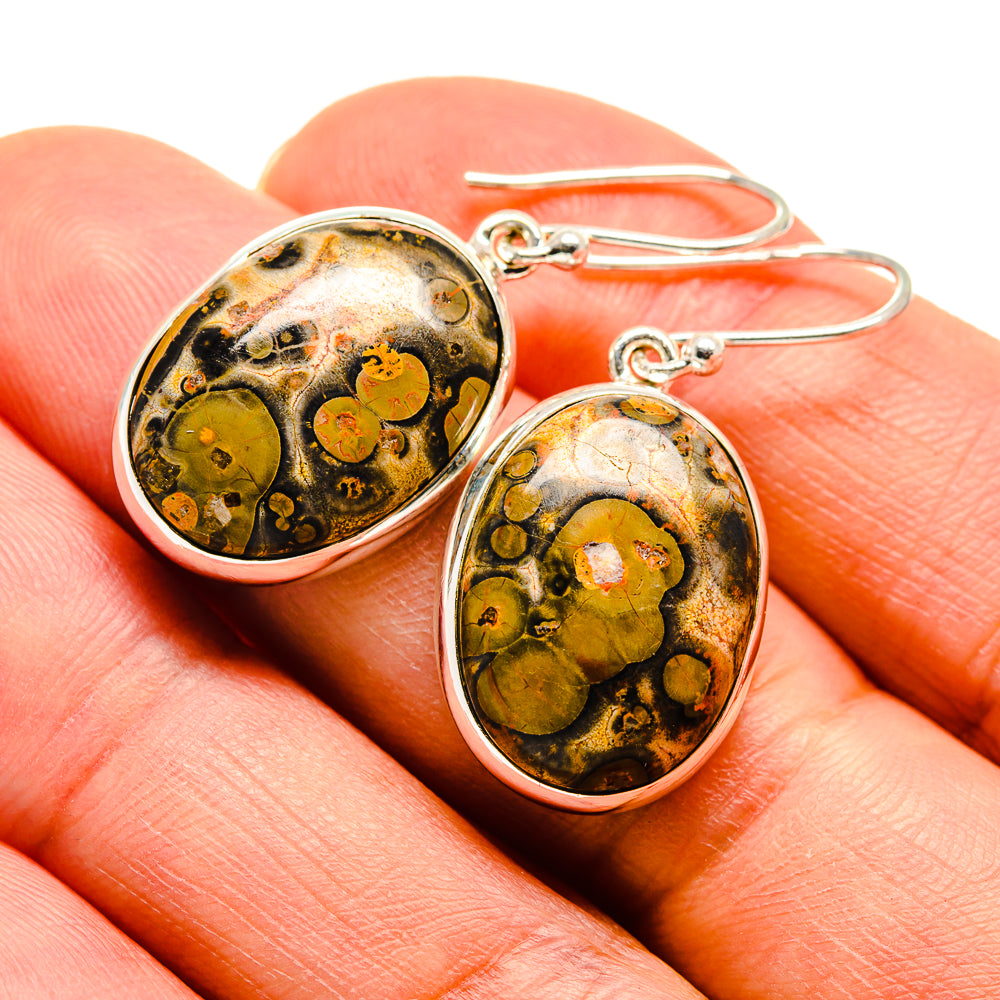 Poppy Jasper Earrings handcrafted by Anasilvercos - EARR409572