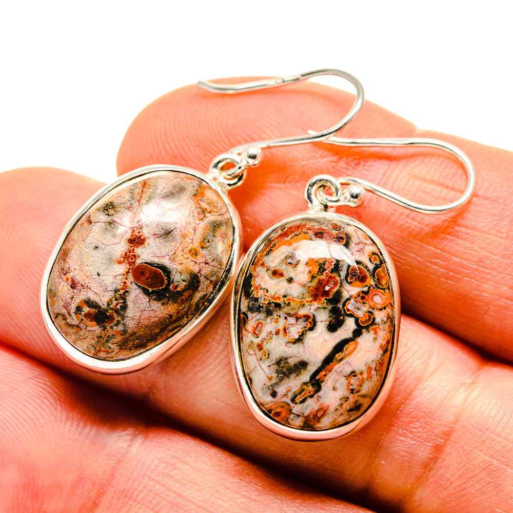 Poppy Jasper Earrings handcrafted by Anasilvercos - EARR409727