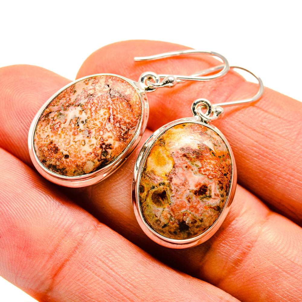 Poppy Jasper Earrings handcrafted by Anasilvercos - EARR410298