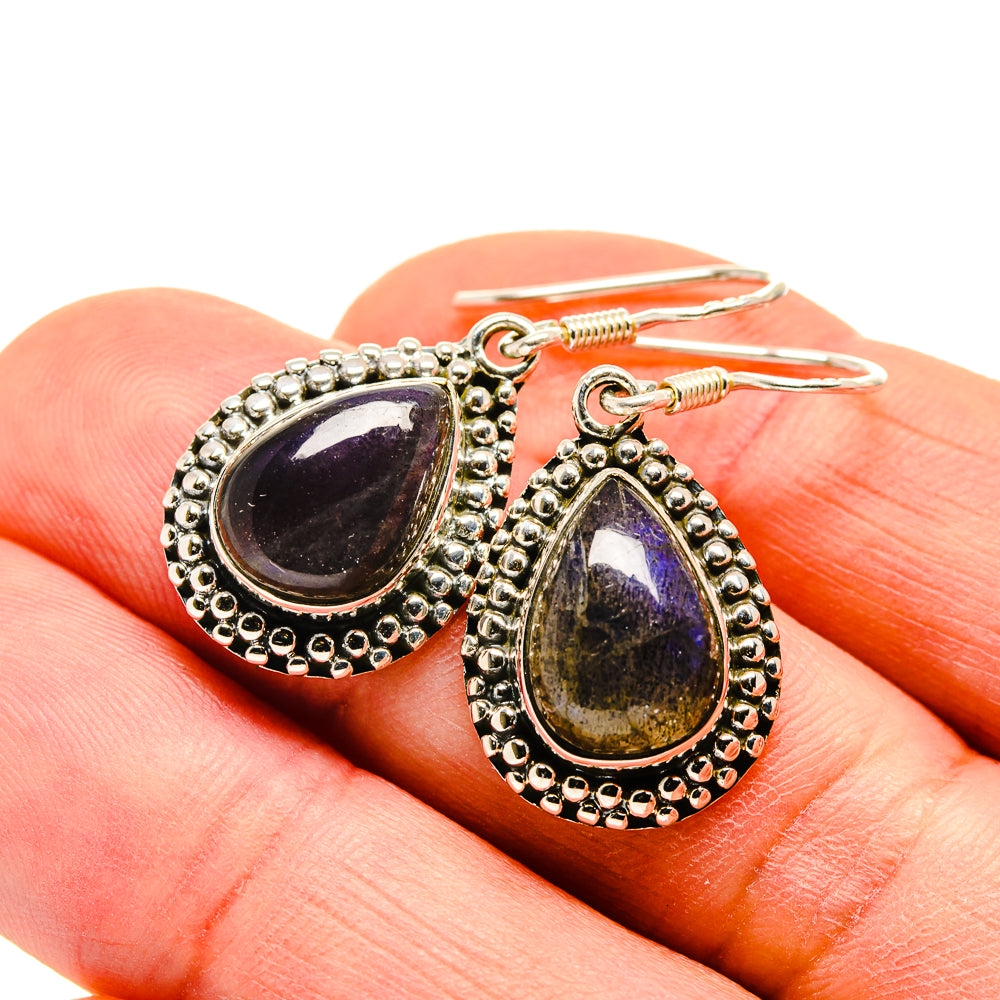 Labradorite Earrings handcrafted by Anasilvercos - EARR410851