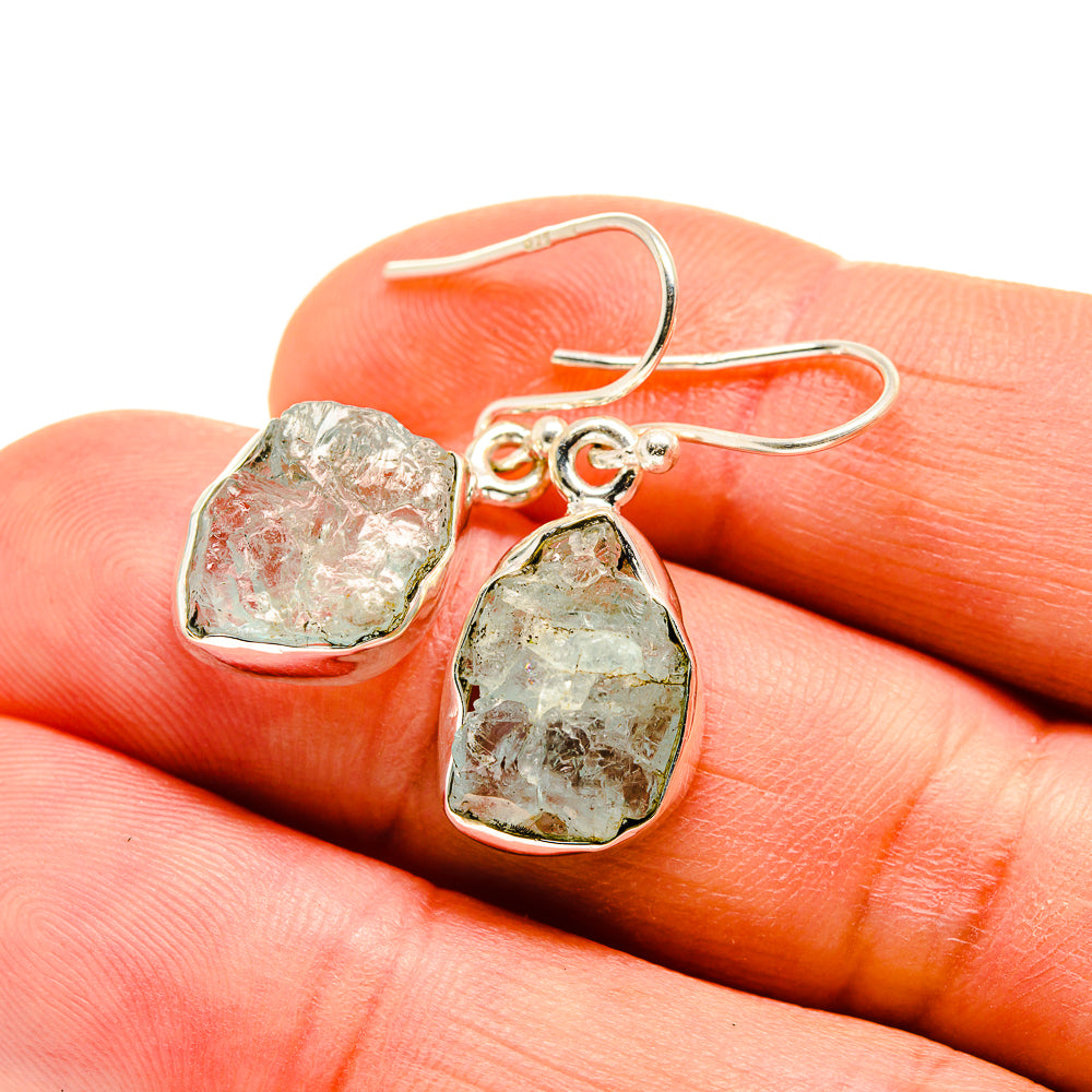 Aquamarine Earrings handcrafted by Anasilvercos - EARR411024