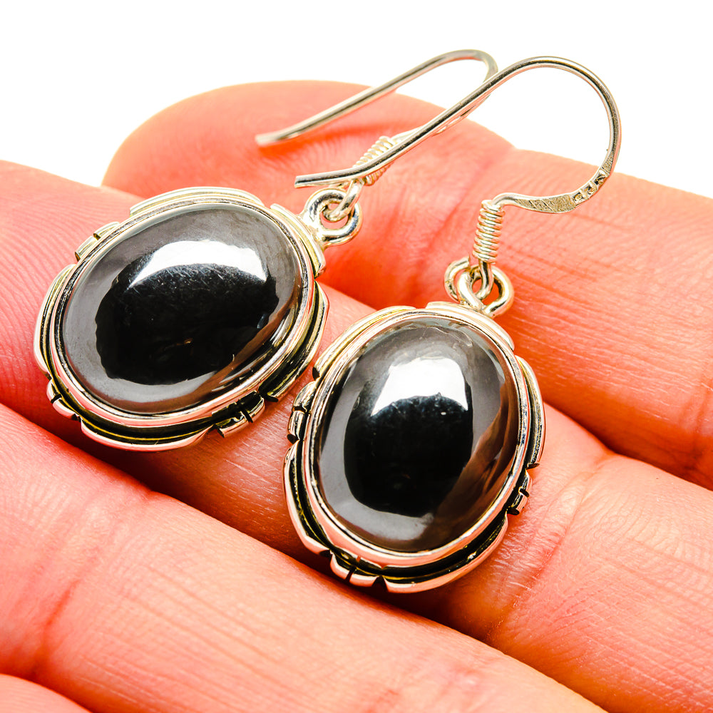 Hematite Earrings handcrafted by Anasilvercos - EARR411169