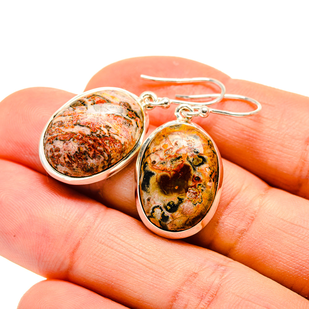 Poppy Jasper Earrings handcrafted by Anasilvercos - EARR411223