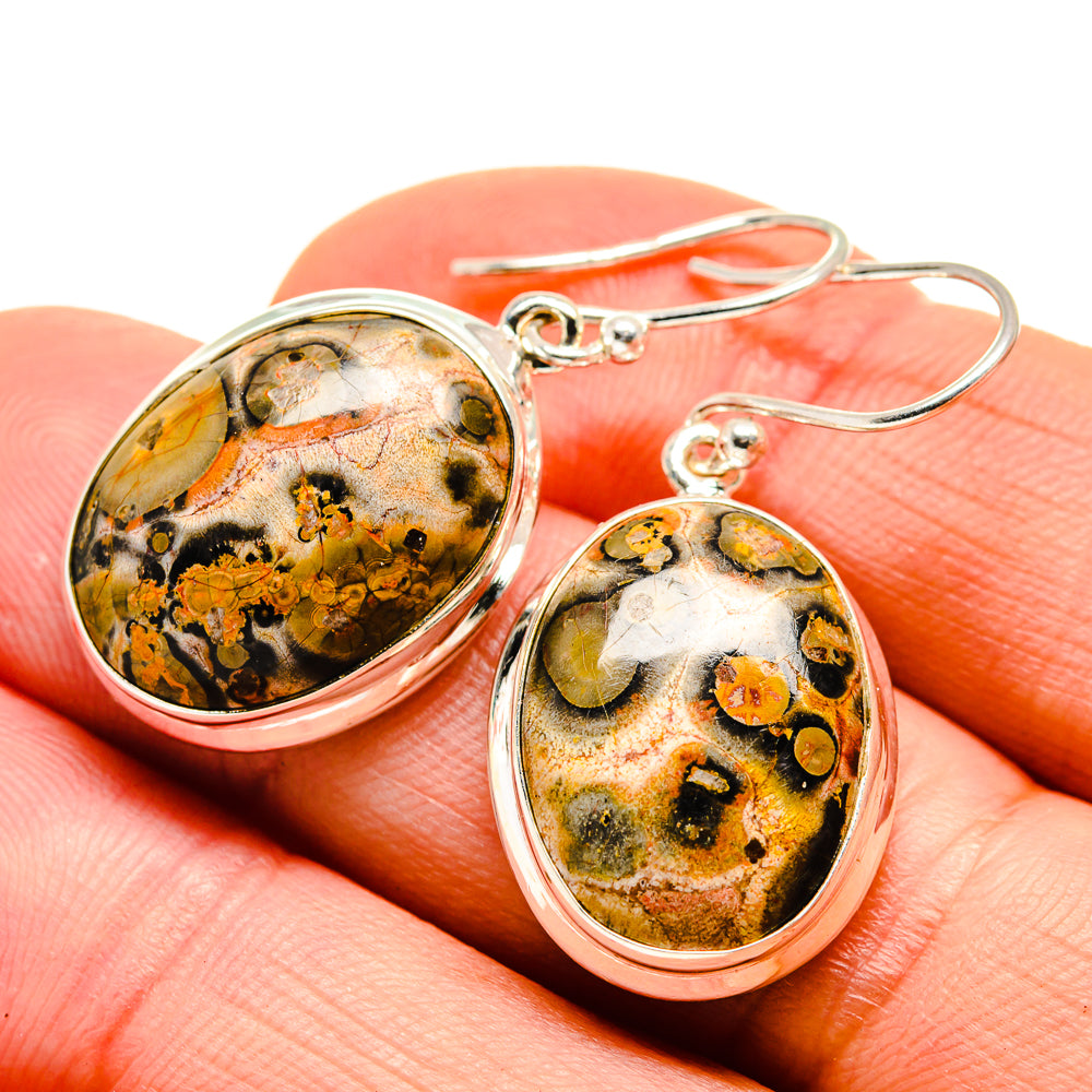 Poppy Jasper Earrings handcrafted by Anasilvercos - EARR411302
