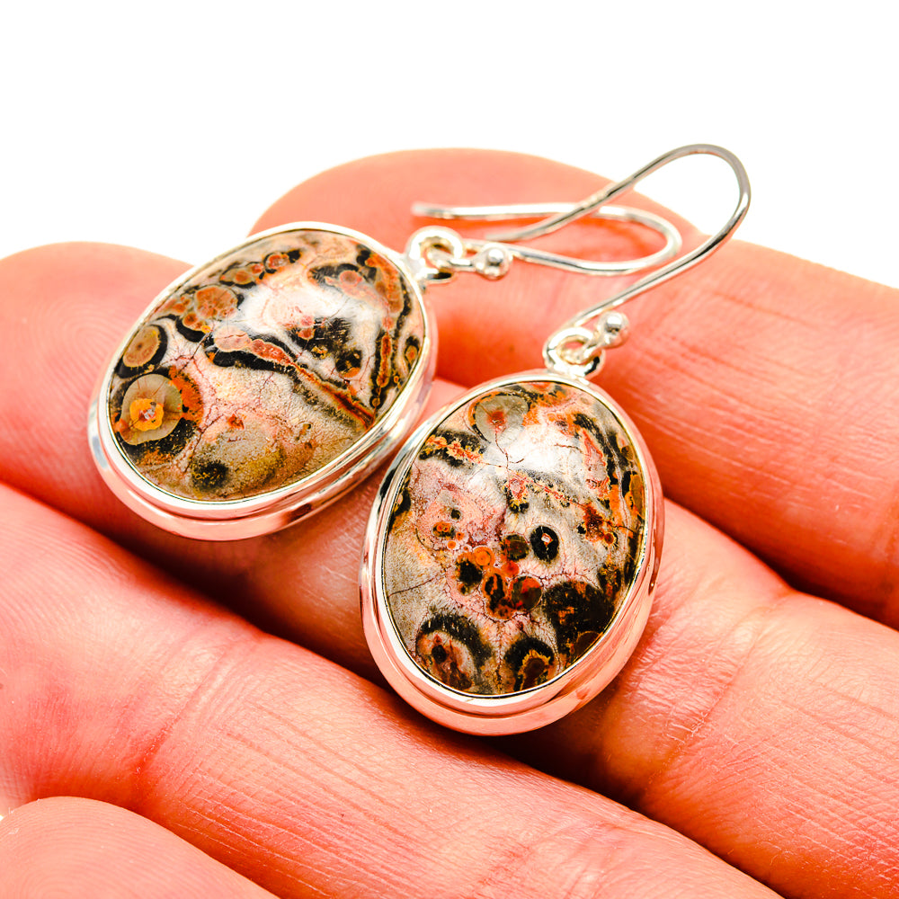 Poppy Jasper Earrings handcrafted by Anasilvercos - EARR411573