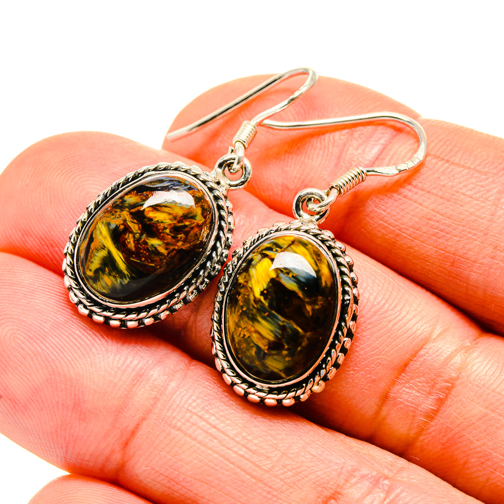 Pietersite Earrings handcrafted by Anasilvercos - EARR411720