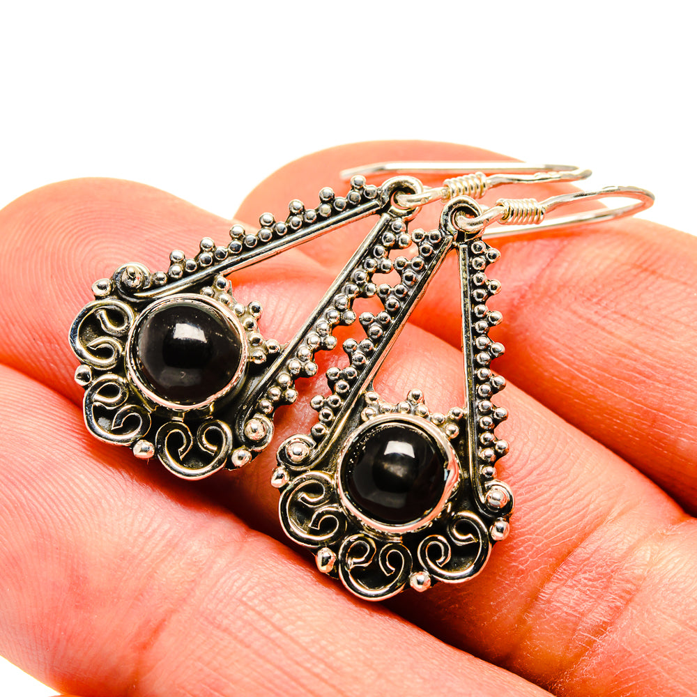 Star Diopside Earrings handcrafted by Anasilvercos - EARR411801
