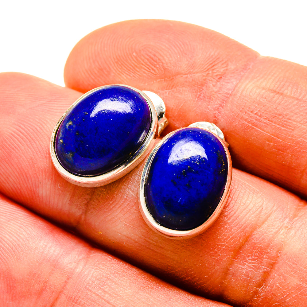 Lapis Lazuli Earrings handcrafted by Anasilvercos - EARR411834