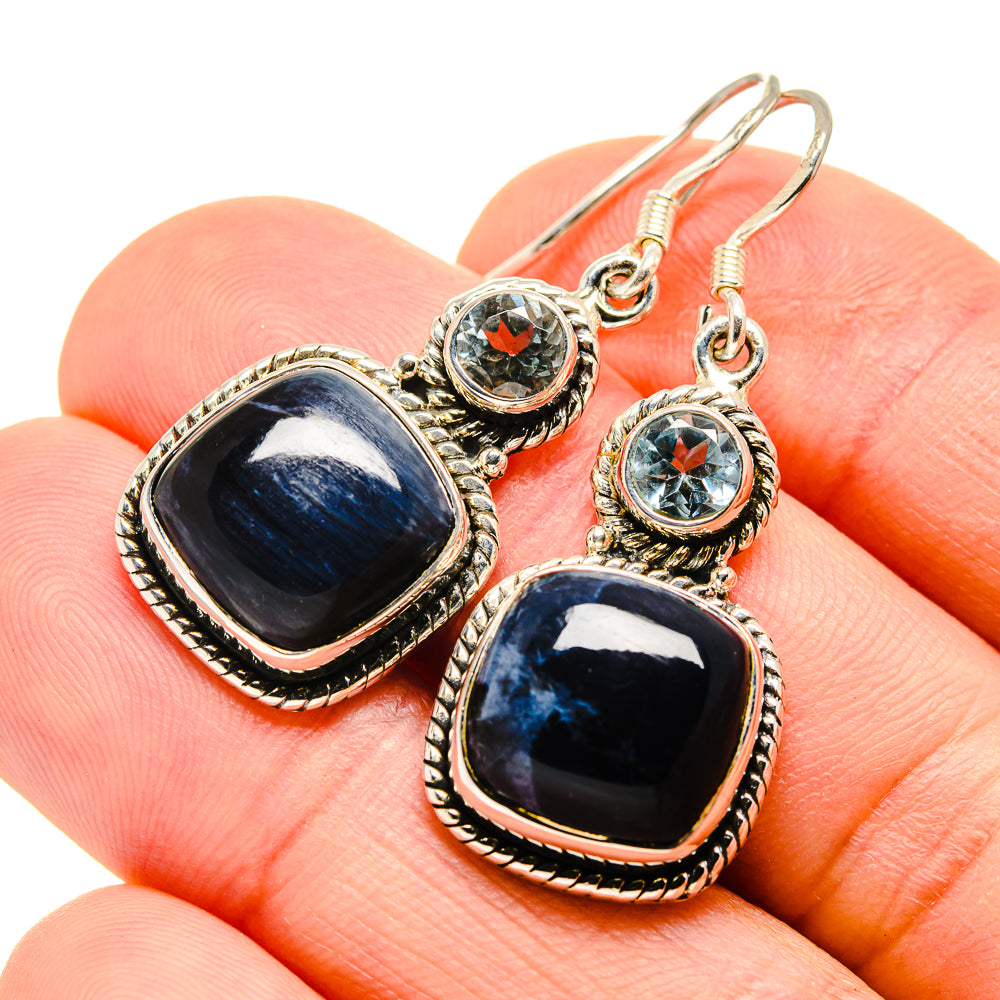 Pietersite Earrings handcrafted by Anasilvercos - EARR411855
