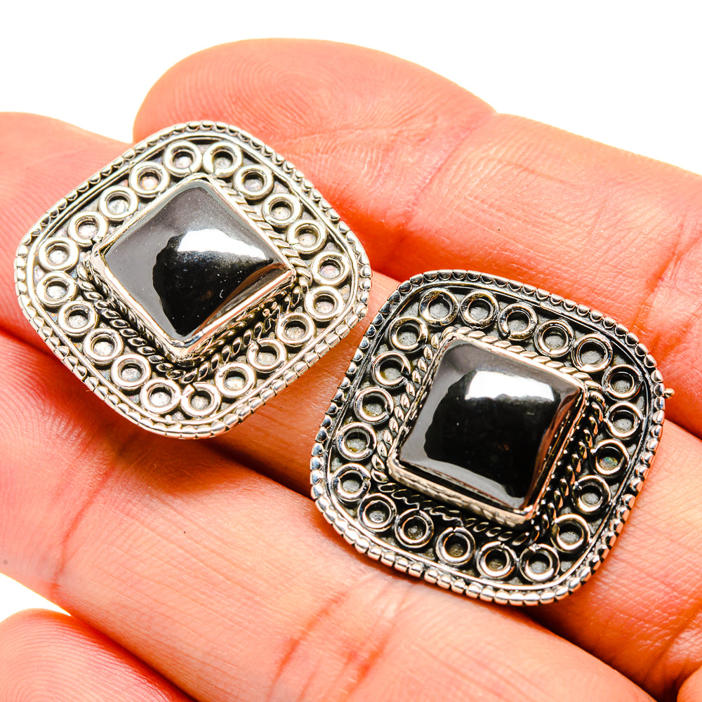 Hematite Earrings handcrafted by Anasilvercos - EARR411905