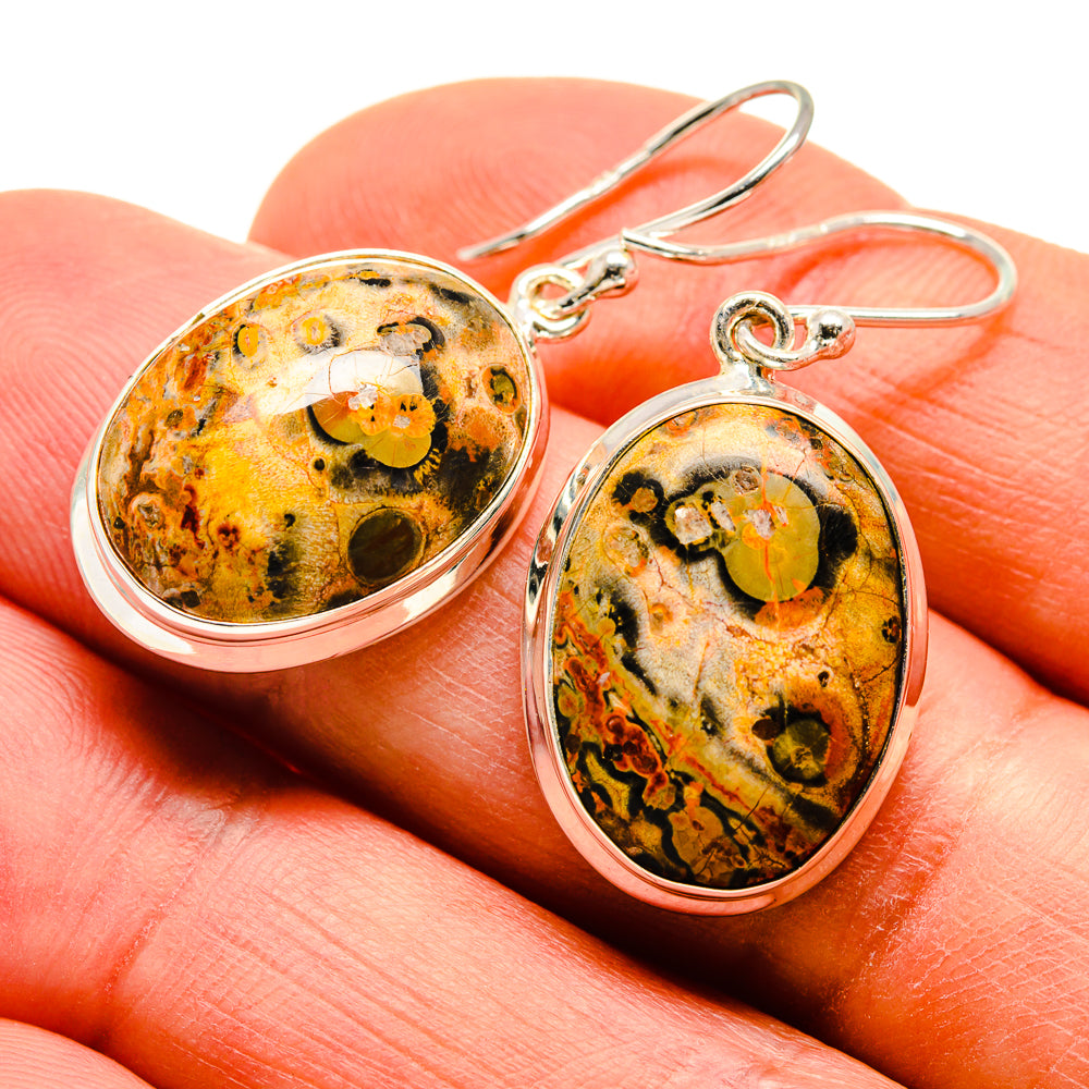 Poppy Jasper Earrings handcrafted by Anasilvercos - EARR411928