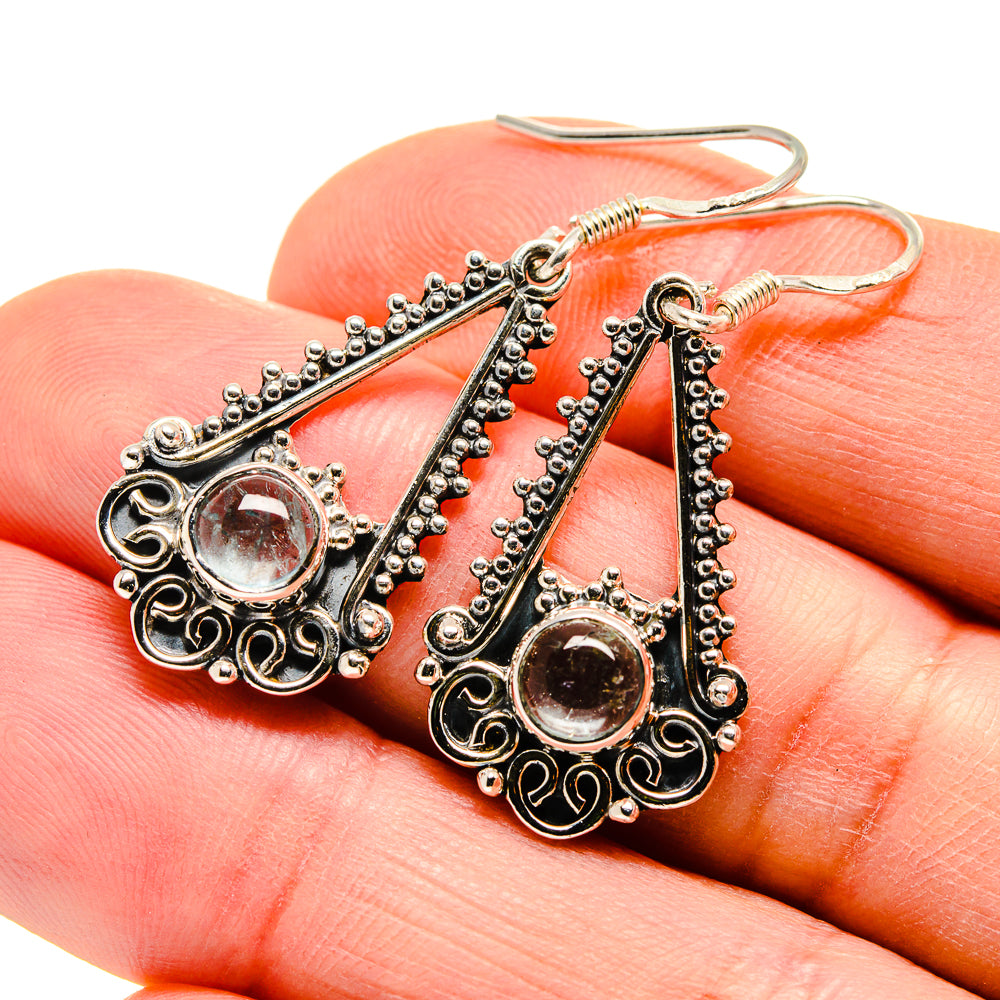 Aquamarine Earrings handcrafted by Anasilvercos - EARR411524