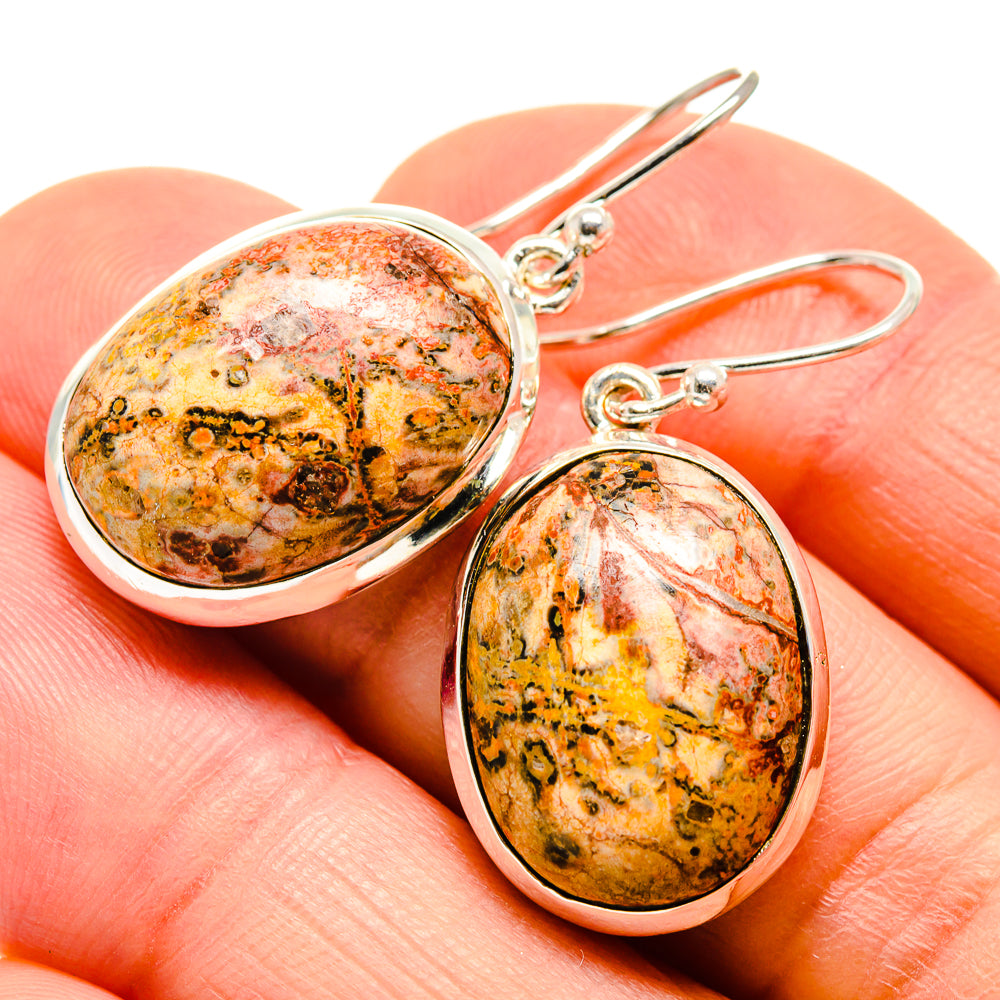 Poppy Jasper Earrings handcrafted by Anasilvercos - EARR412027