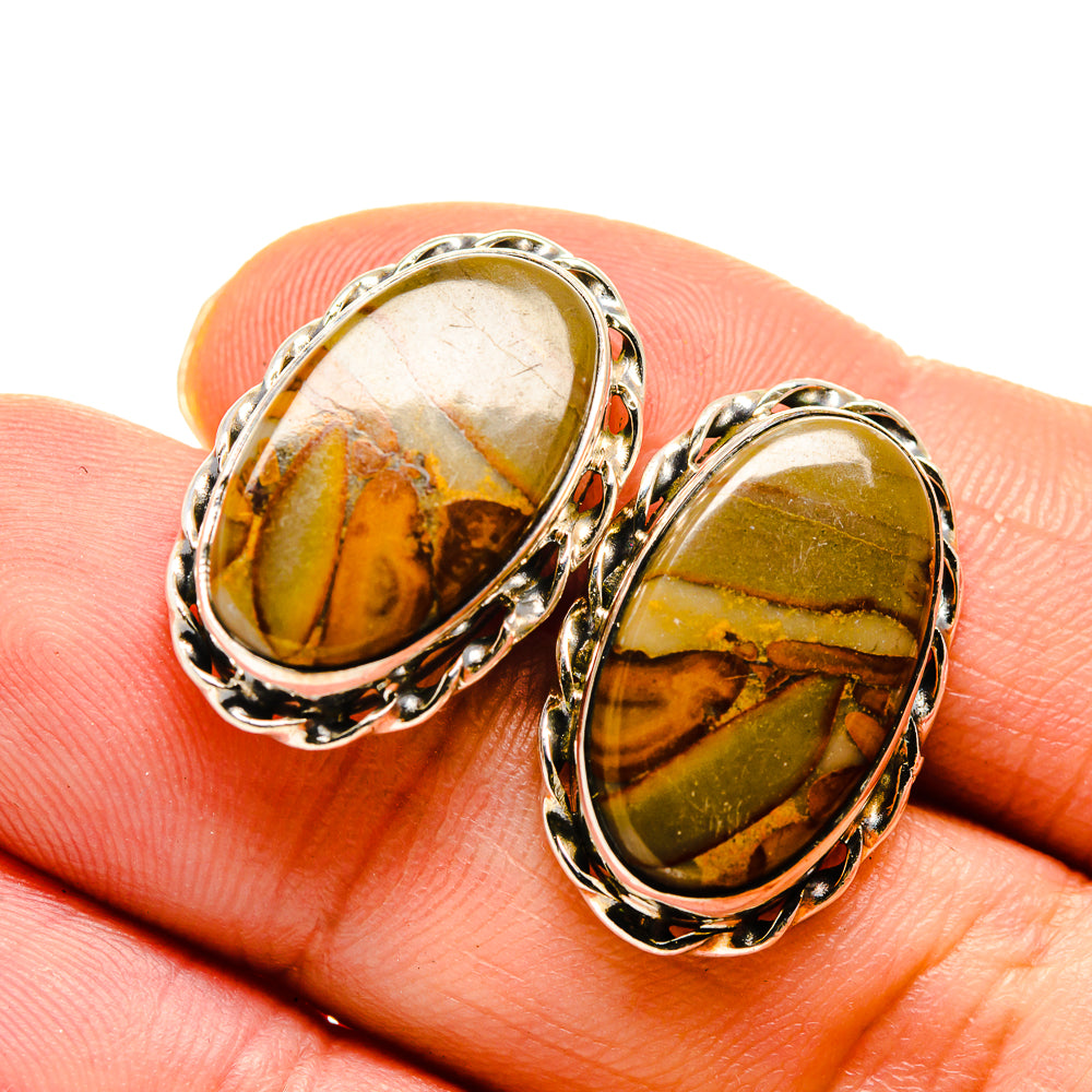 Bauxite Earrings handcrafted by Anasilvercos - EARR412375