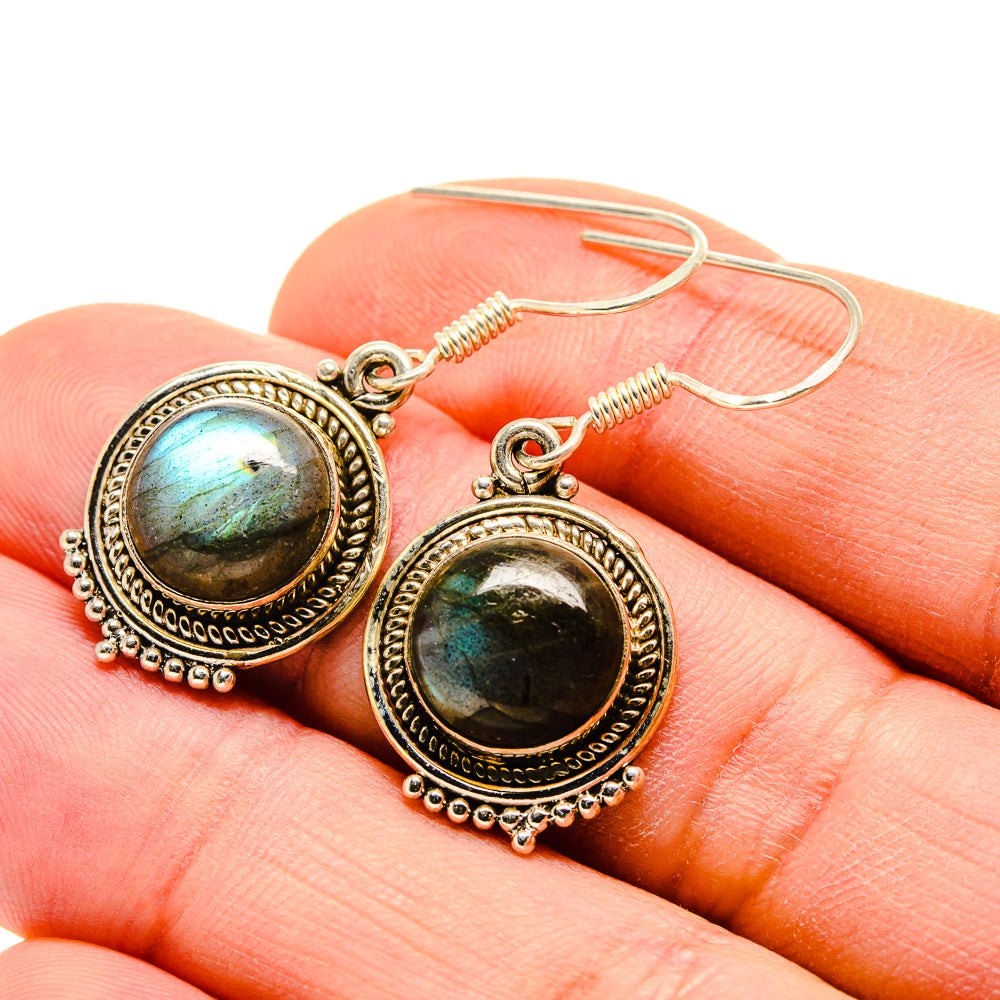 Labradorite Earrings handcrafted by Anasilvercos - EARR412588