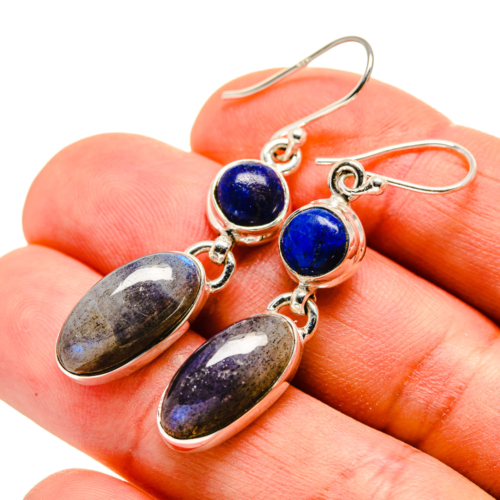 Labradorite Earrings handcrafted by Anasilvercos - EARR412634