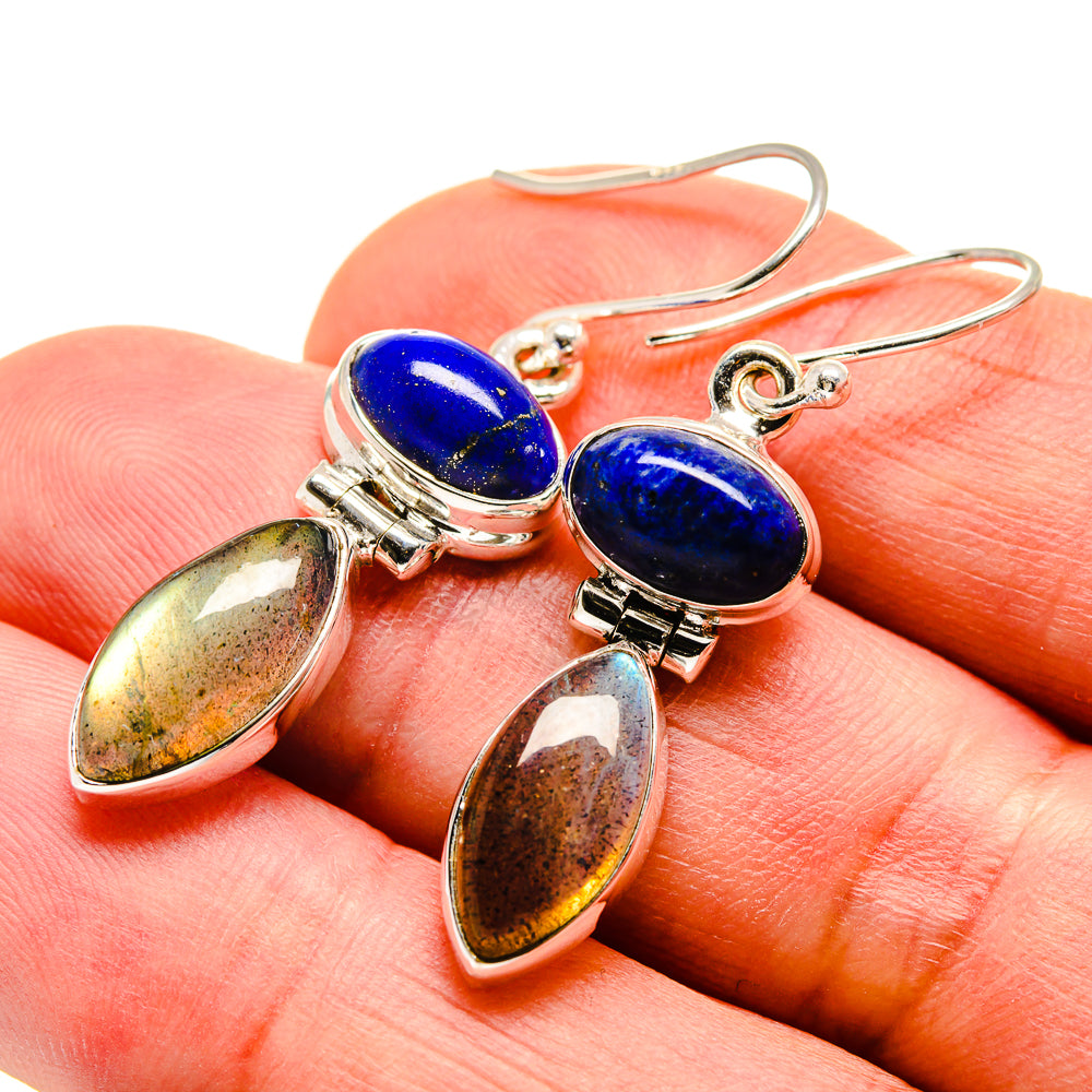 Labradorite Earrings handcrafted by Anasilvercos - EARR412711