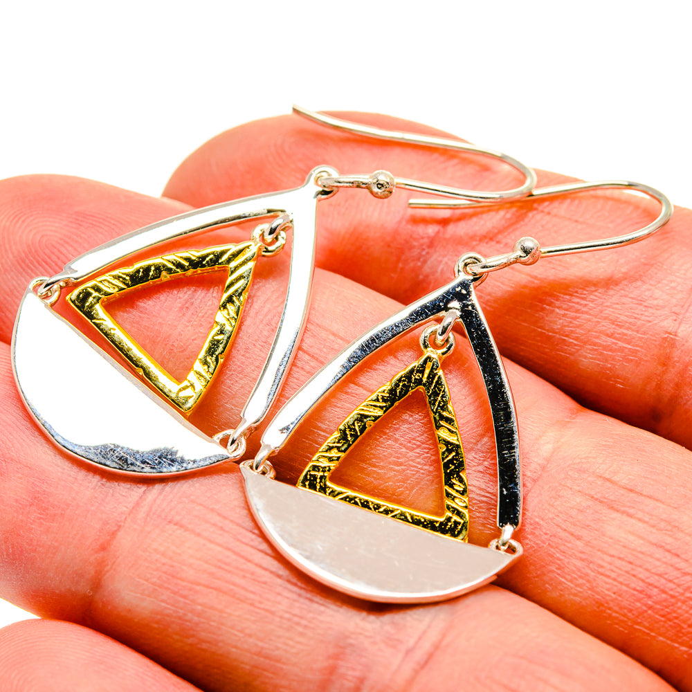 Triangle Earrings handcrafted by Anasilvercos - EARR412732