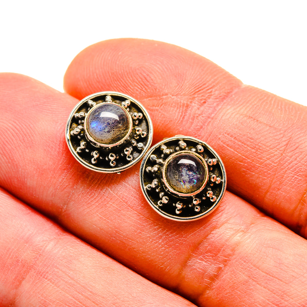 Labradorite Earrings handcrafted by Anasilvercos - EARR412774