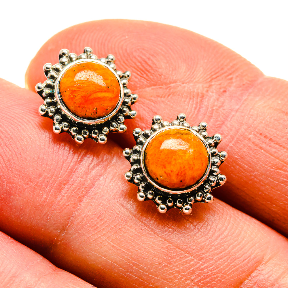 Sponge Coral Earrings handcrafted by Anasilvercos - EARR412786