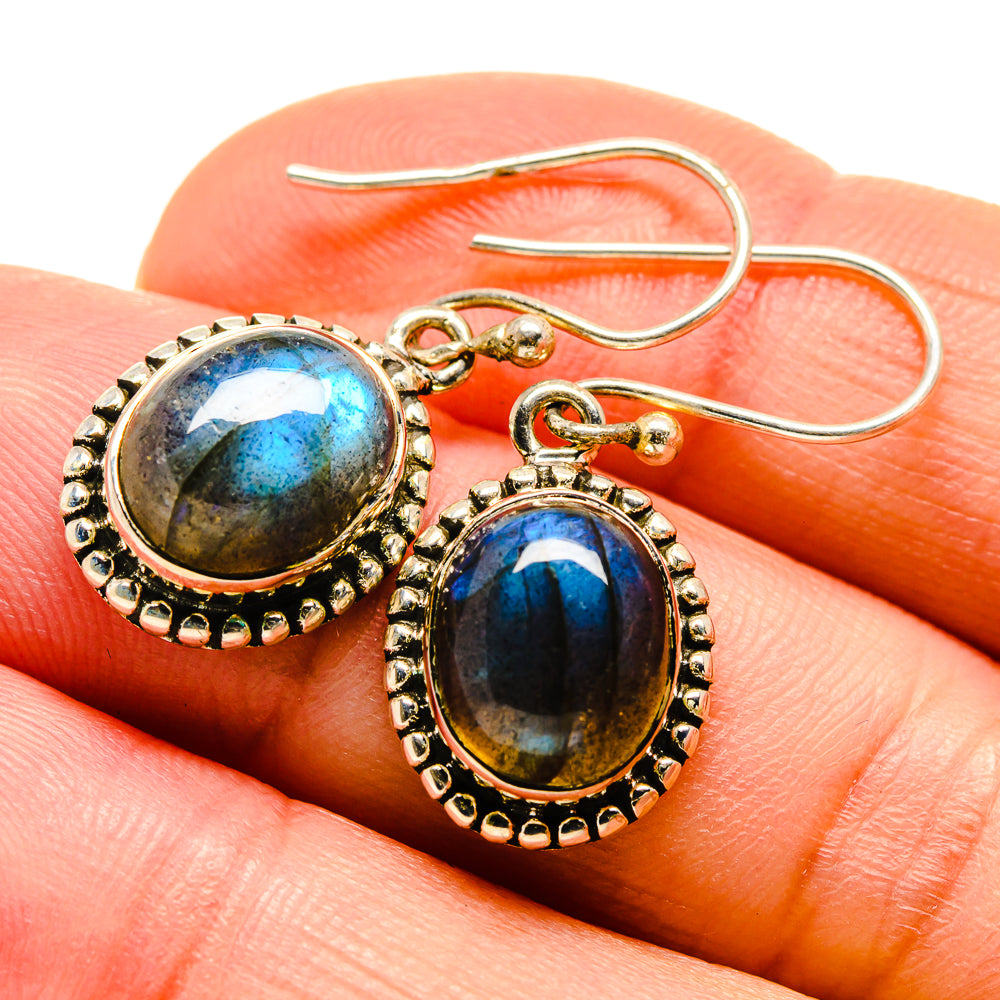 Labradorite Earrings handcrafted by Anasilvercos - EARR412841