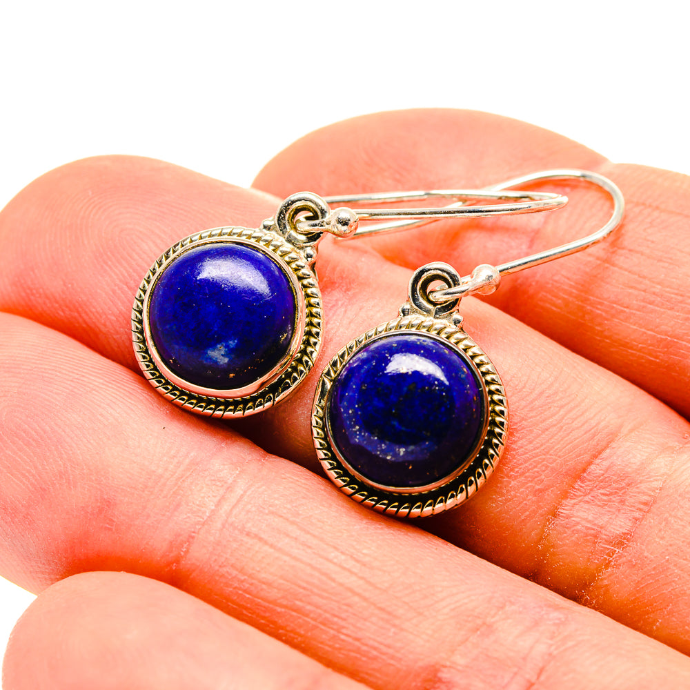 Lapis Lazuli Earrings handcrafted by Anasilvercos - EARR412878