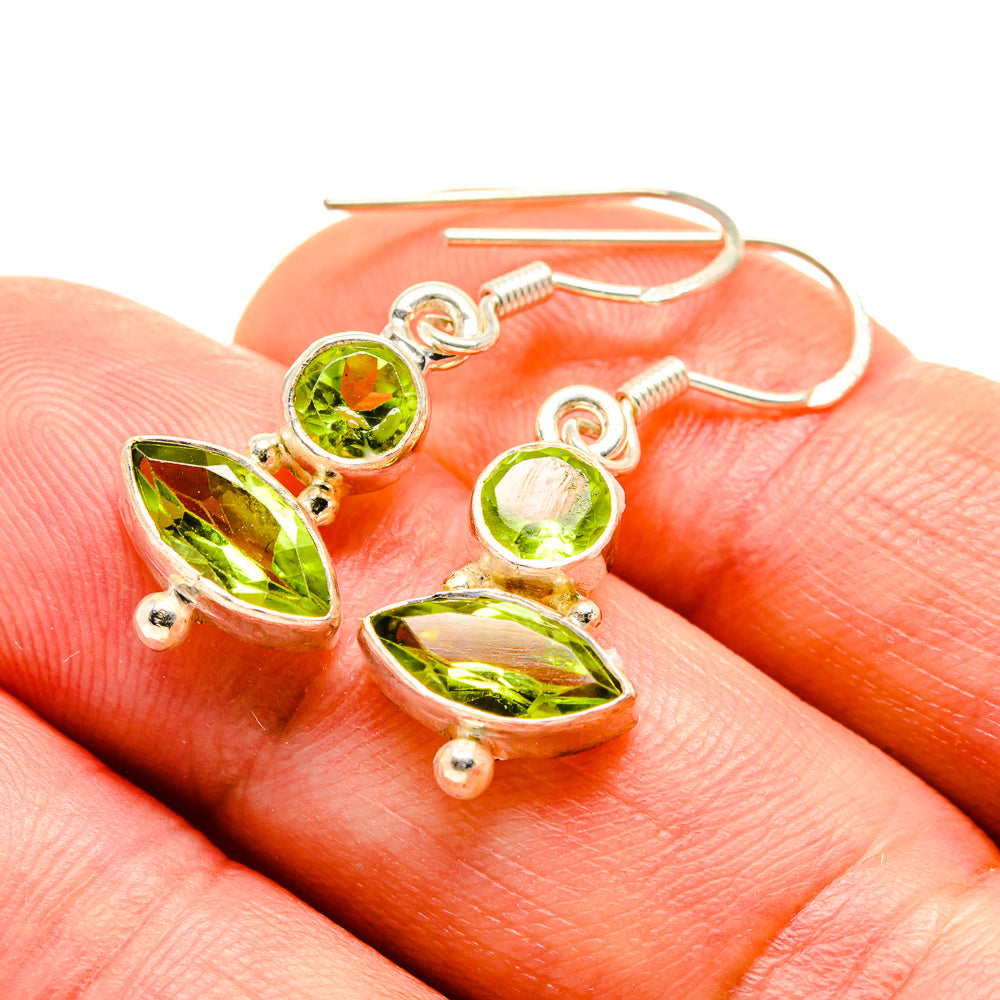 Peridot Earrings handcrafted by Anasilvercos - EARR412891