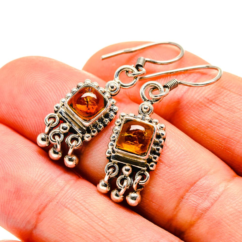 Citrine Earrings handcrafted by Anasilvercos - EARR412894