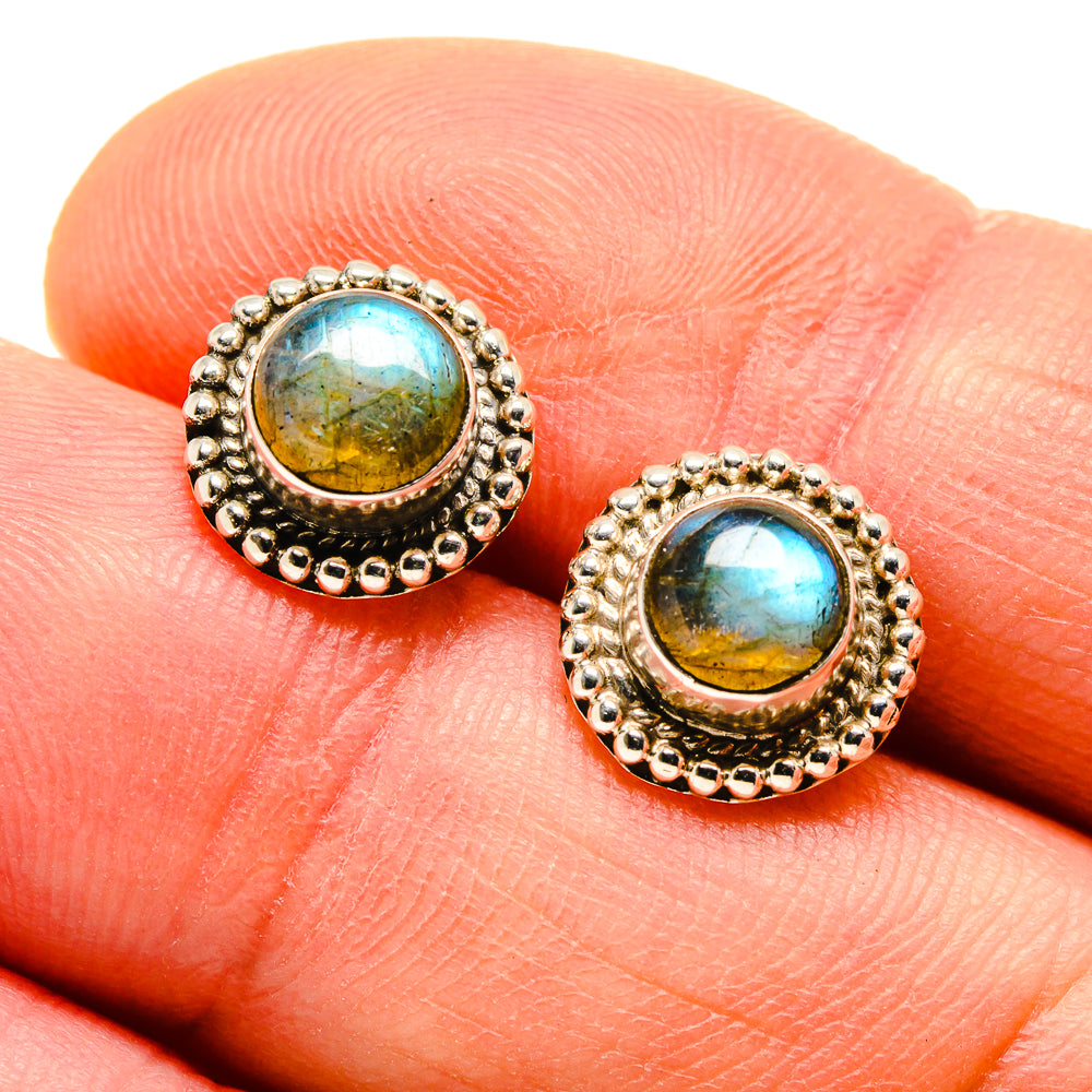 Labradorite Earrings handcrafted by Anasilvercos - EARR412938