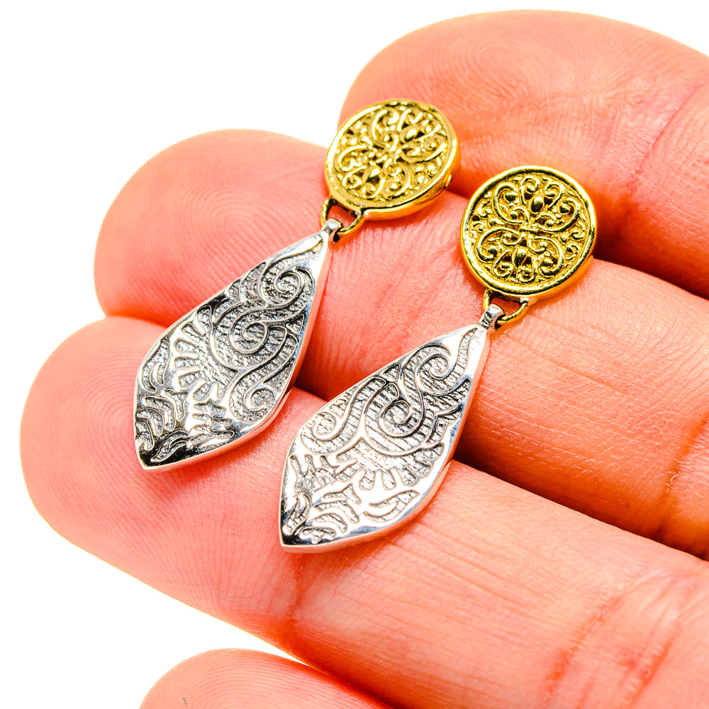 Hammered Earrings handcrafted by Anasilvercos - EARR412941
