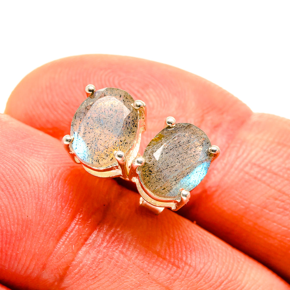 Labradorite Earrings handcrafted by Anasilvercos - EARR412945